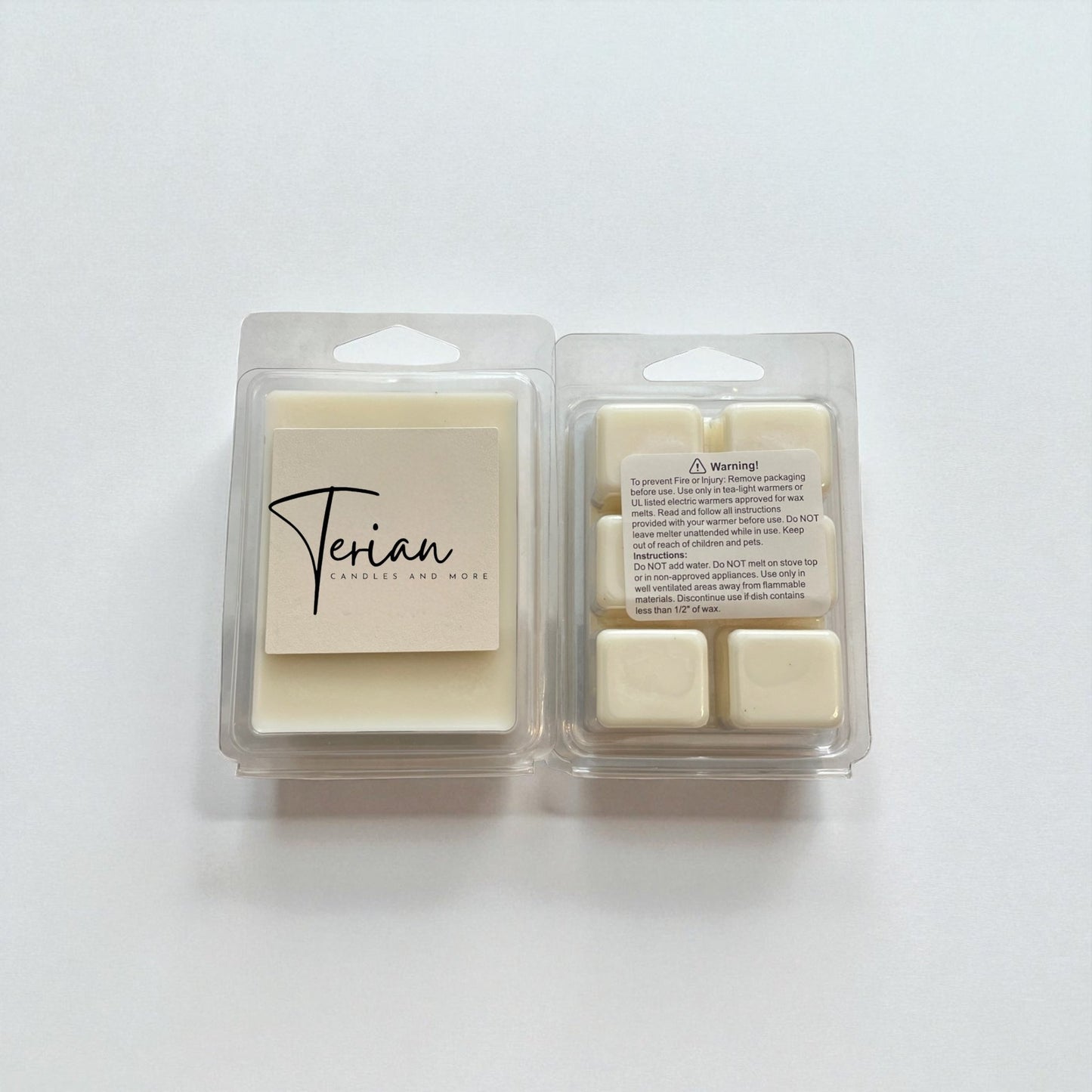 Wax Melt Clamshell – 6 Cub - Terian Candles LLC