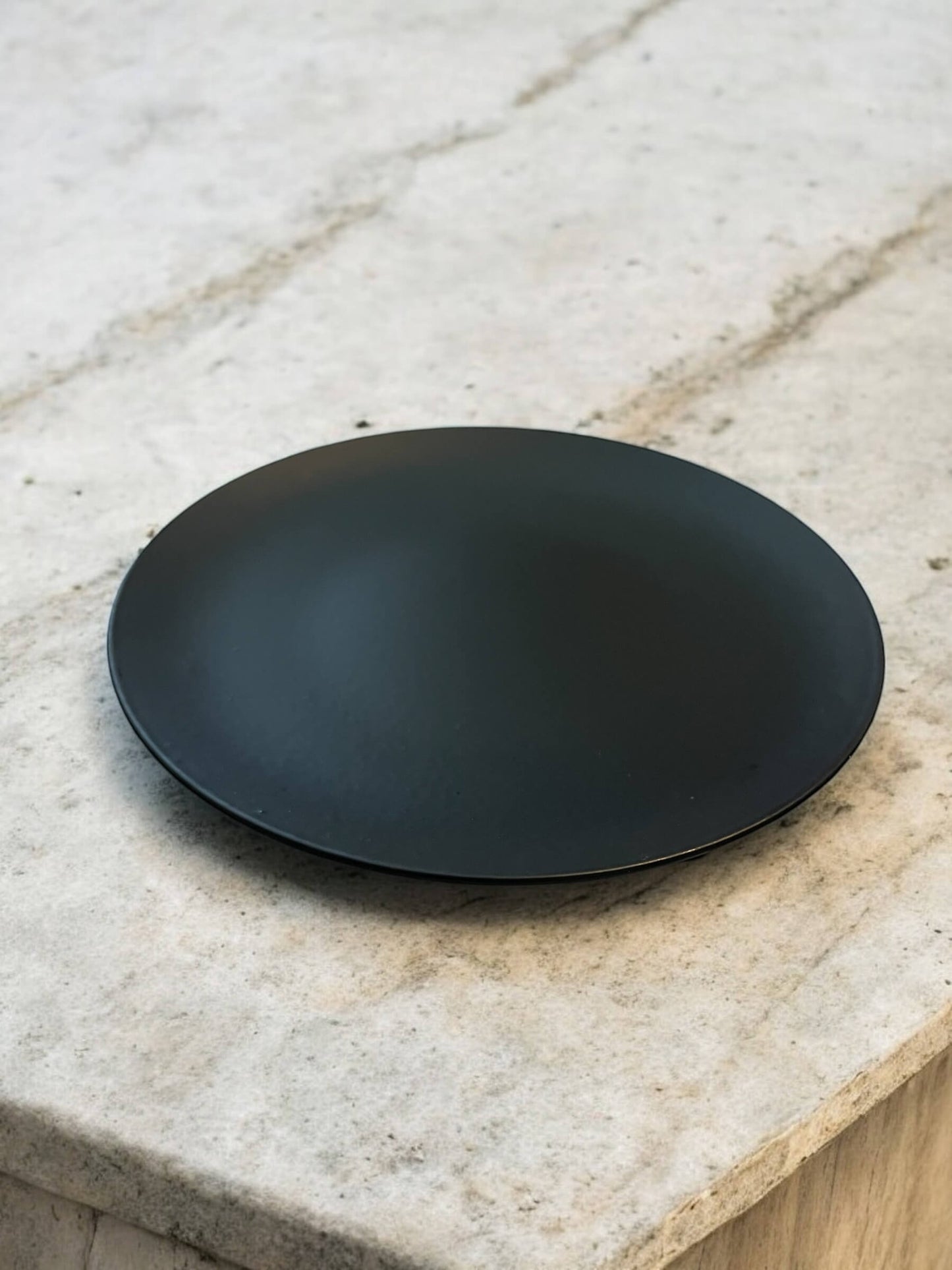 Round Iron Candle Holder Plate – Minimalist Candle Base - Terian Candles LLC