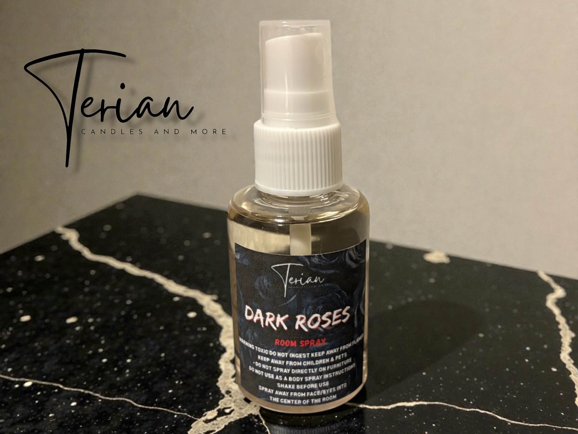 Dark Roses - Room Spray 60ml - Terian Candles LLC